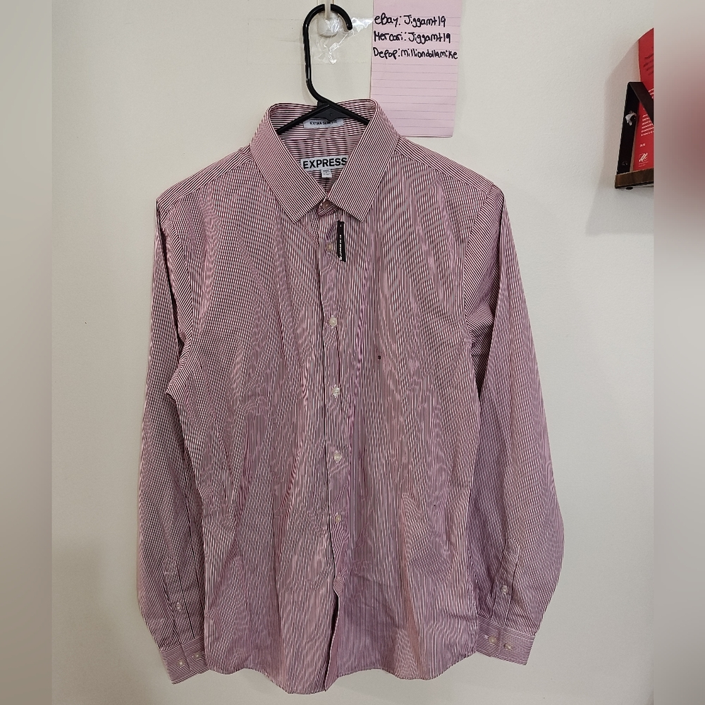 Express Button up Shirt size small men's casual clothing Extra Slim Fit